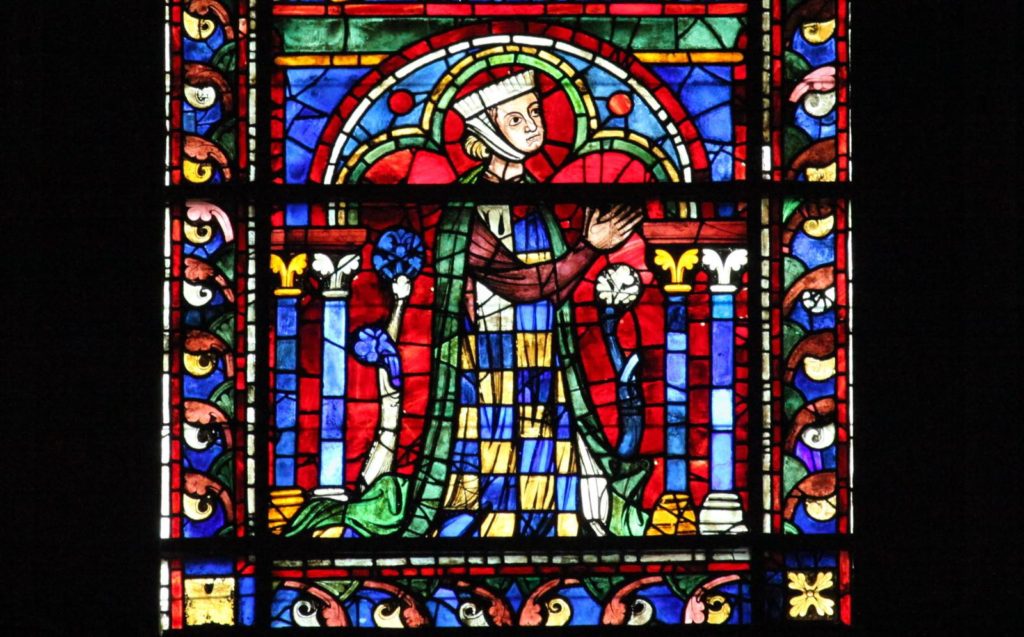 Alix de Thouars - Epouse de Pierre Mauclerc - Donateurs de la rose Sud de la cathédrale de Chartres
