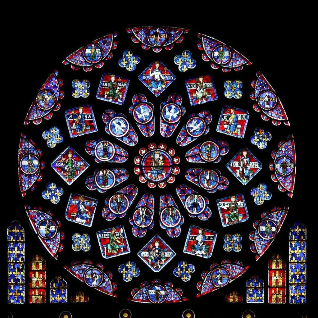 Visite guidée de la cathédrale de Chartres : les roses