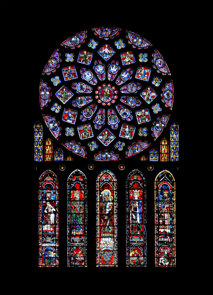 Rose nord de la cathédrale de Chartres